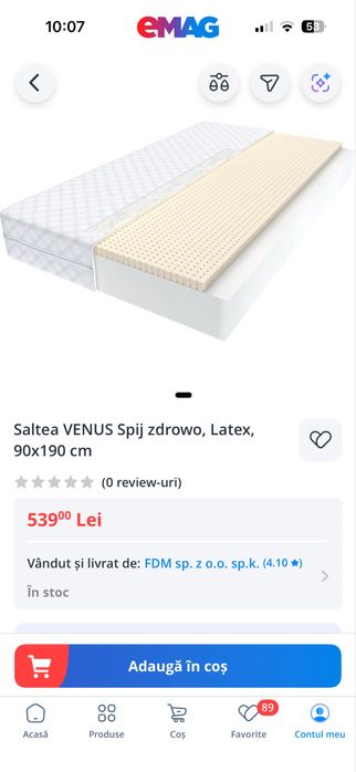 Pat lemn copii 100x200 cm Maralis Kave Home