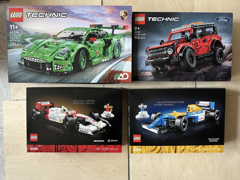 ЧИСТО НОВИ конструктори LEGO Technic Icons Botanical Creator Fortnite ART ЛЕГО
