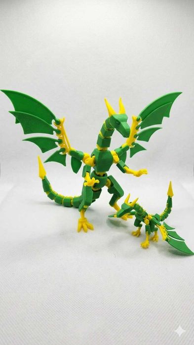 Set 4 Figurine Articulate – Robot, Dragon, Păianjen, Schelet