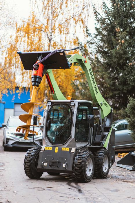 Гидровращатель (ямобур) Impulse M5 на мини-погрузчик JCB SSL 175