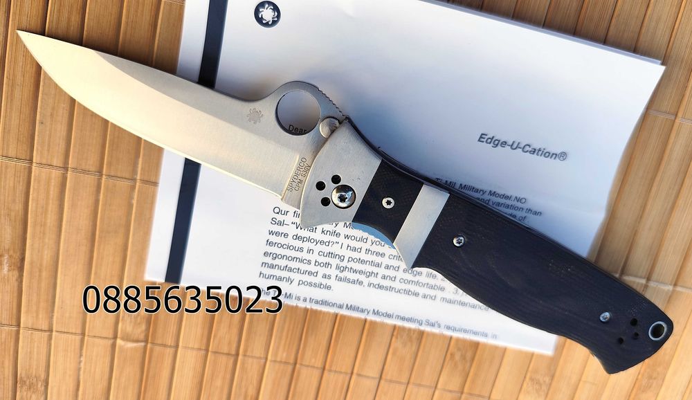 Сгъваем нож Spyderco C149GP Vallotton / / Hungarian C173GP