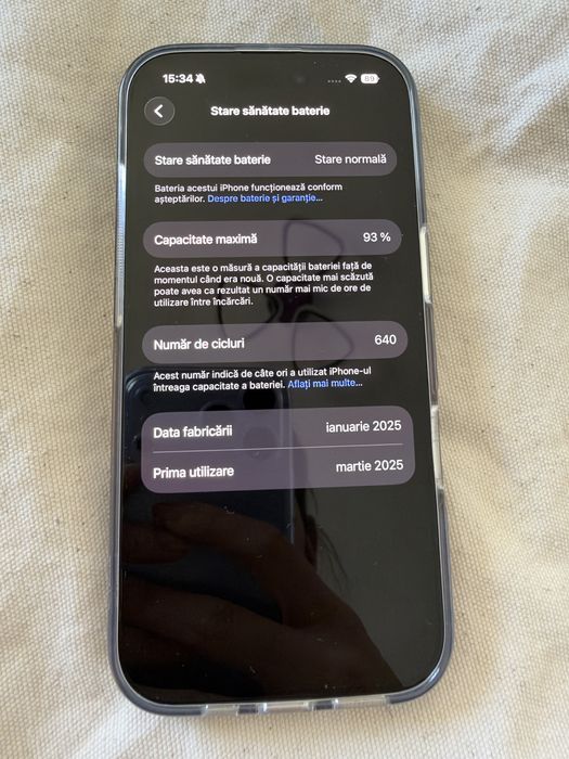 Iphone 16pro 128gb negru