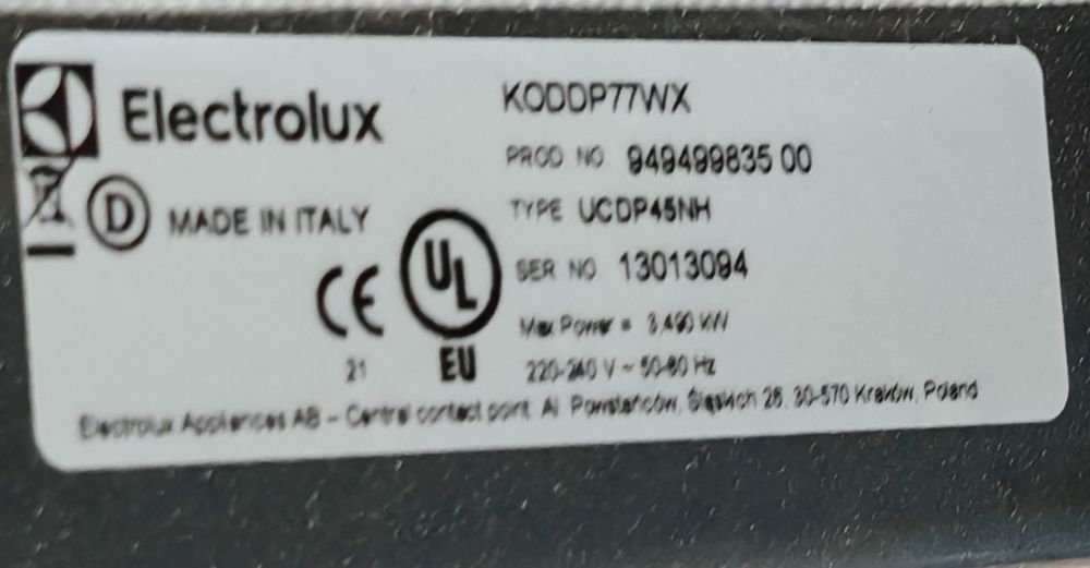 vand cuptor Electrolux, made in italy, fara nici un defect, impecabil