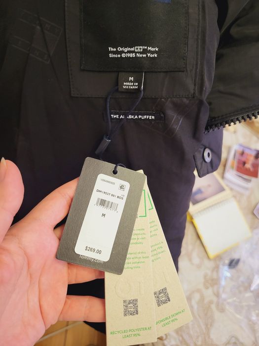 Пуховик оригинал Томми