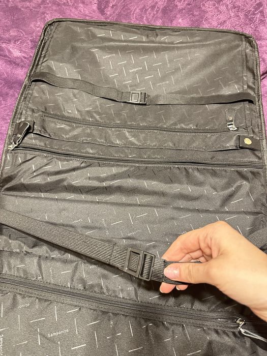 Кожаный чехол для одежды, портплед