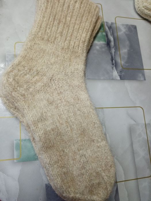 Носки из овечьей шерсти.