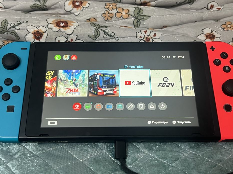 Нинтендо Свитч с игрой Zelda с причтавкой