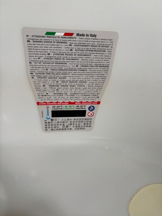 Бебешка вана с термометър Вана OK Baby Онда Еволюшън