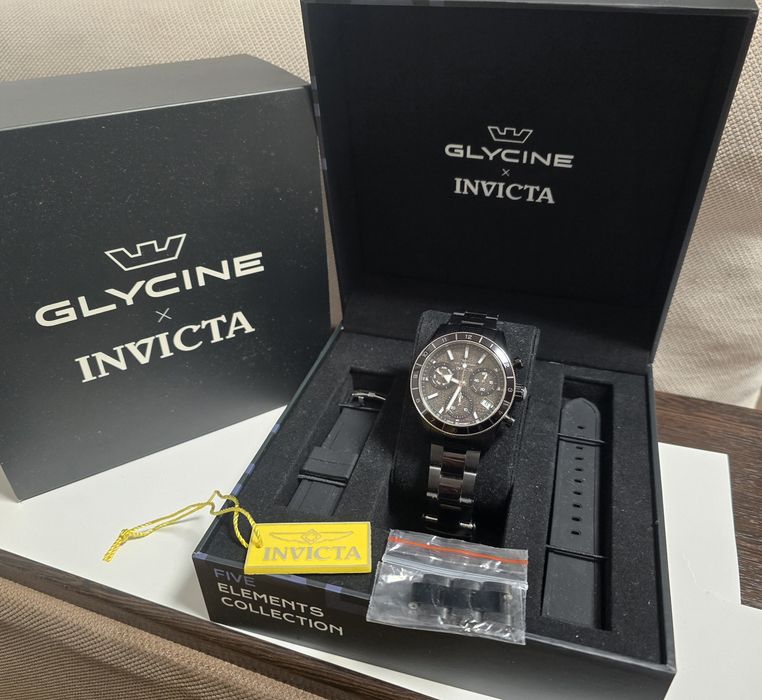 Лимитиран Glycine x Invicta – Five Elements Collection