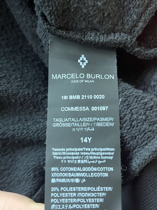 Marcelo Burlon : Made in ITALY -Младежки 14г-Мъжки XS размер /Оригинал