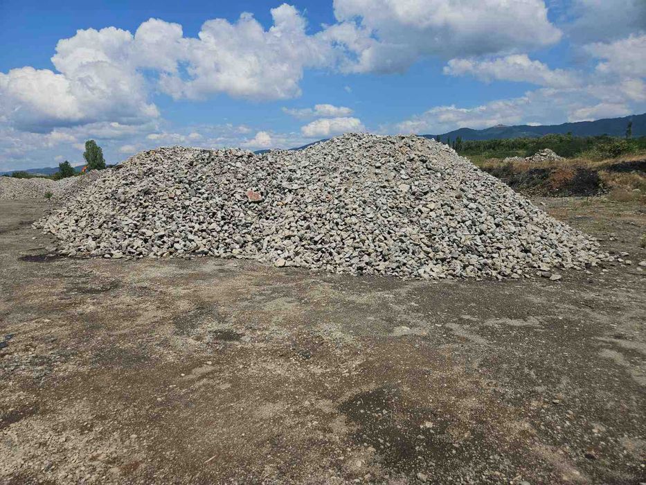 Трошен бетон, фракция, обратен насип, инертен материал