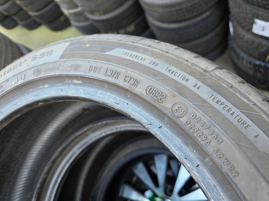 2бр Летни гуми 225 45 17 - Continental Runflat - DOT 2022