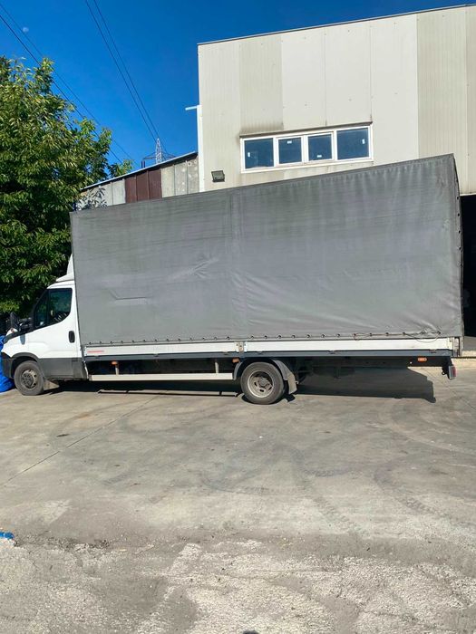 Iveco Daily 50C15 | 2017 | Euro 6 | Platformă prelată 6.20 m | 150 CP | AC | Unic proprietar