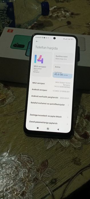 Redmi note 10 128 gb