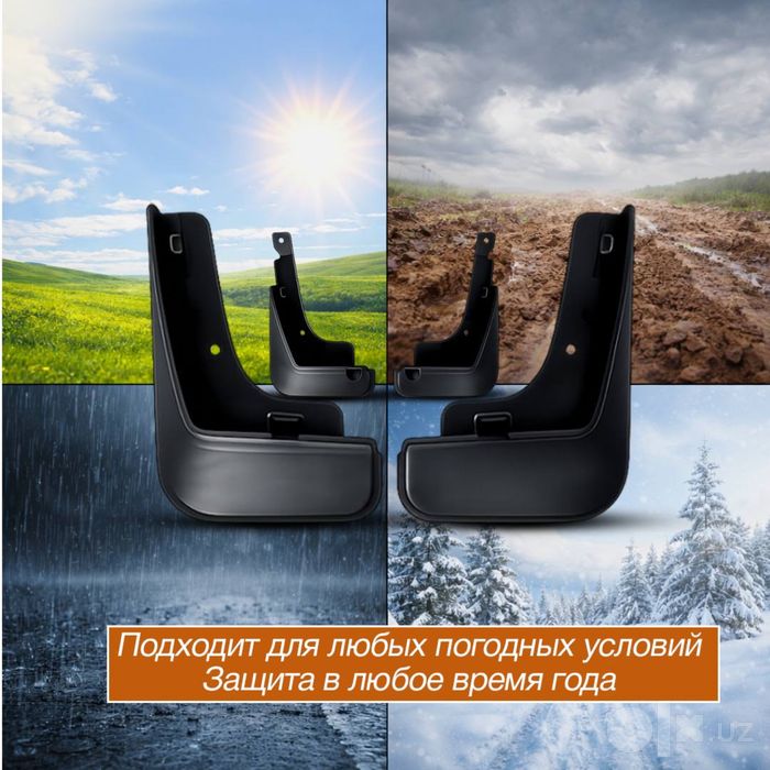 Брызговики из ABS-пластика для Zeekr 001 рестайлинг
