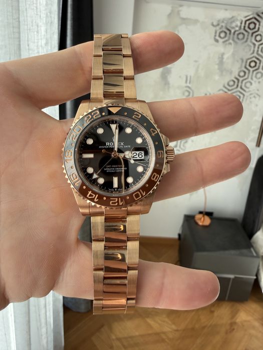 Rolex GMT - Master II Rootbeear Rose Gold