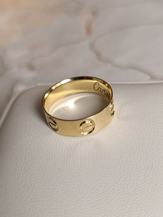 Золотое кольцо, CARTIER Турецкая изделия, проба 585, вес 3,27 р 18
