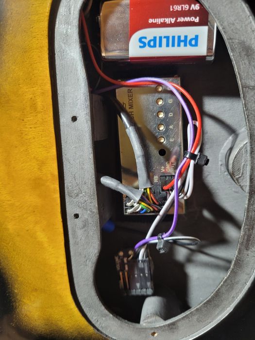 Vioara Zeta 5 corzi JLP placa originala