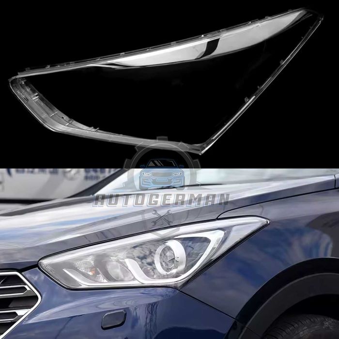 Капаци фарове Hyundai Santafe (17-19) стъкло фар крушки Хюндай Сантафе xenon