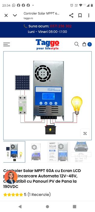 Invertor+controler solar