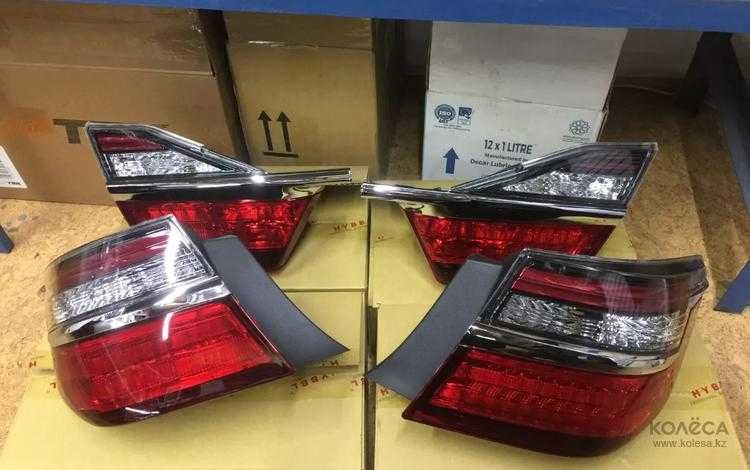 Хром Молдинг фонари на Камри 55 Camry 55