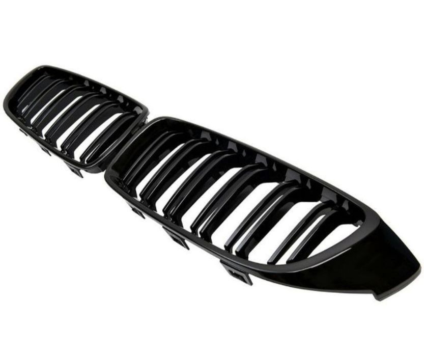 Черни двойни бъбреци пиано лак БМВ BMW F32 F33 F36 F82 F83 2013 - 2017
