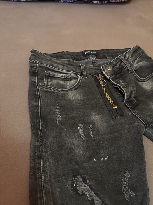 Дънкови къси гащи