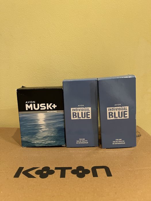 Apa de toaleta avon blue musk