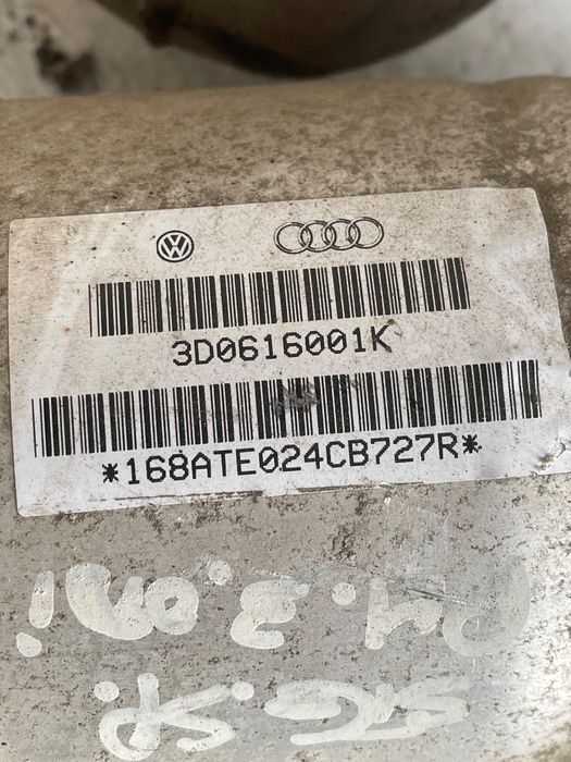 Perna De Aer Suspensie Stanga Spate Volkswagen Phaeton 3D_ 2002 - 2016