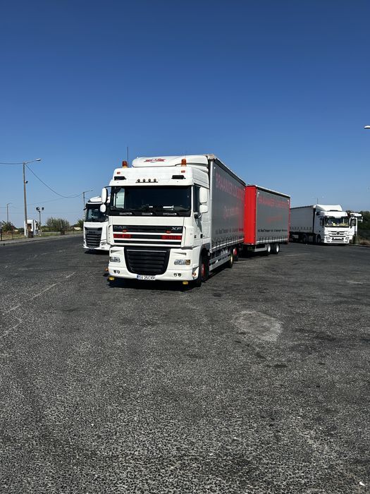 Daf Xf 105 Jumbo Truck 110 m 3 Camion 3 axe 8,1 mt lungime