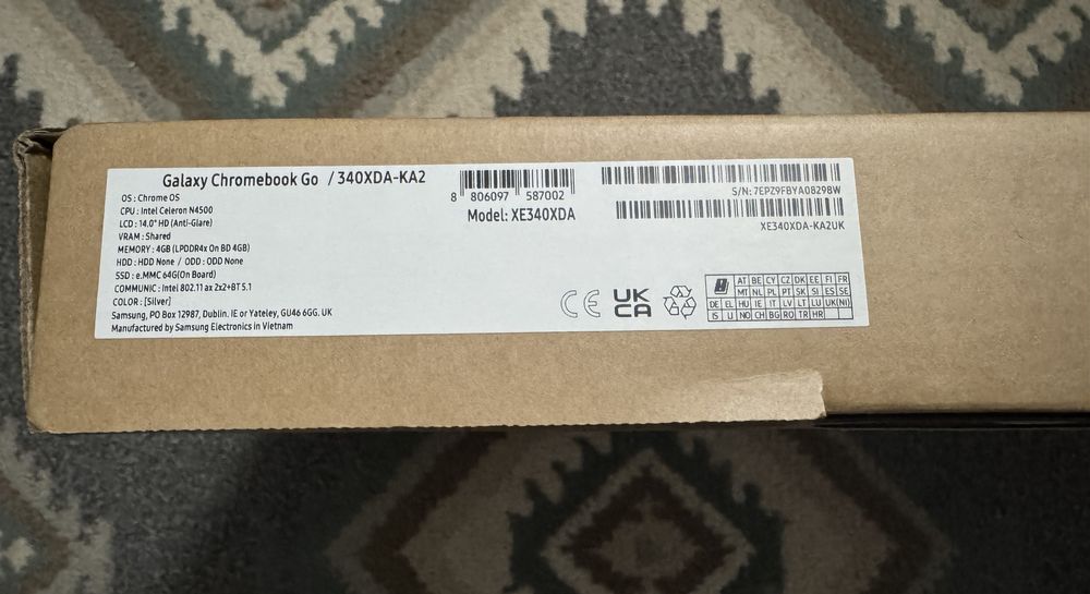 Laptop Samsung Chromebook Go XE340XDA