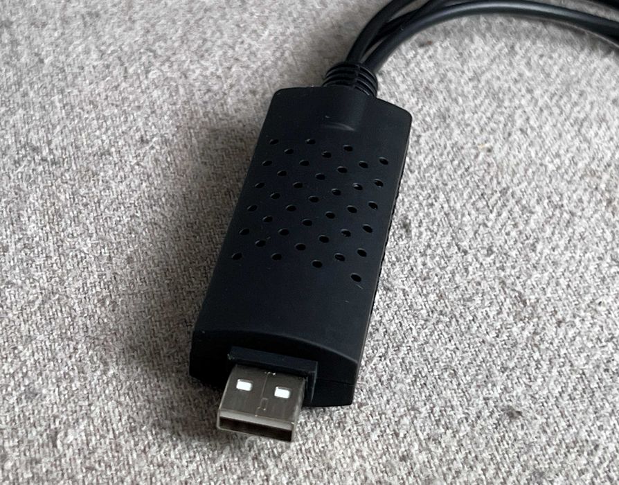 Adaptor USB Video Capture pentru VHS camera analog audio video PC