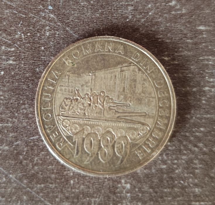 Moneda de colecție de 50  revoluția din 1989