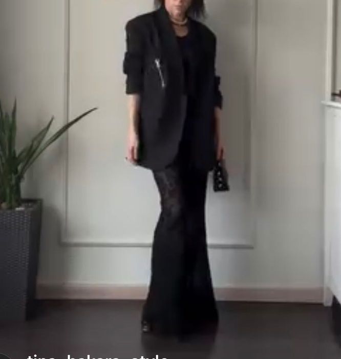 Штаны клеш , с бархатом