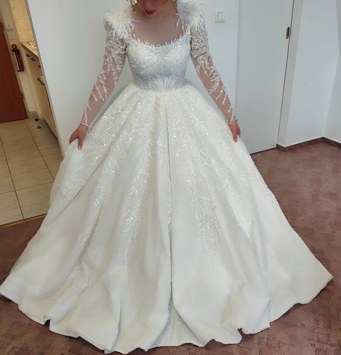 Rochie de mireasă stil arabesc, de poveste