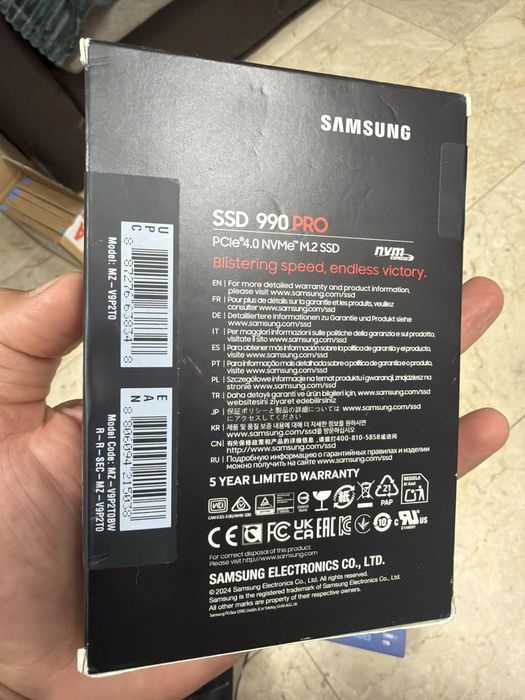 Ssd samsung 990 pro 2tb nou sigilat original