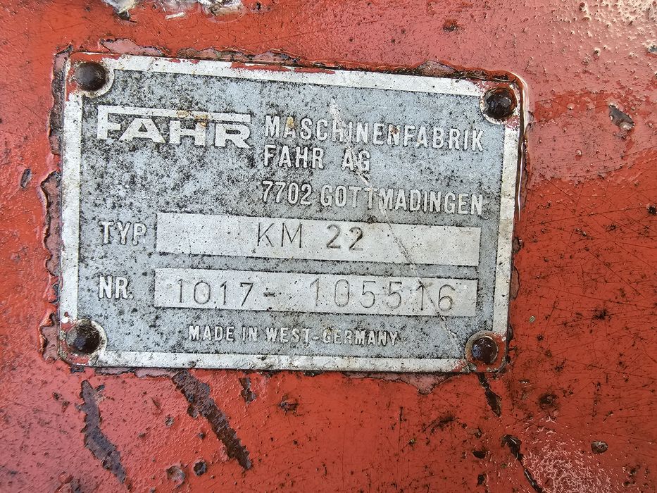 Дискова косачка 1.65 deutz fahr km22