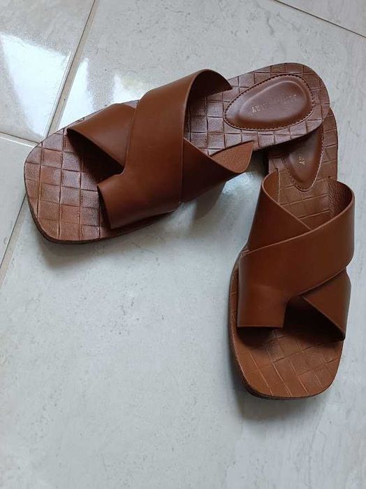 Чехли кафяви Jenny Fairy