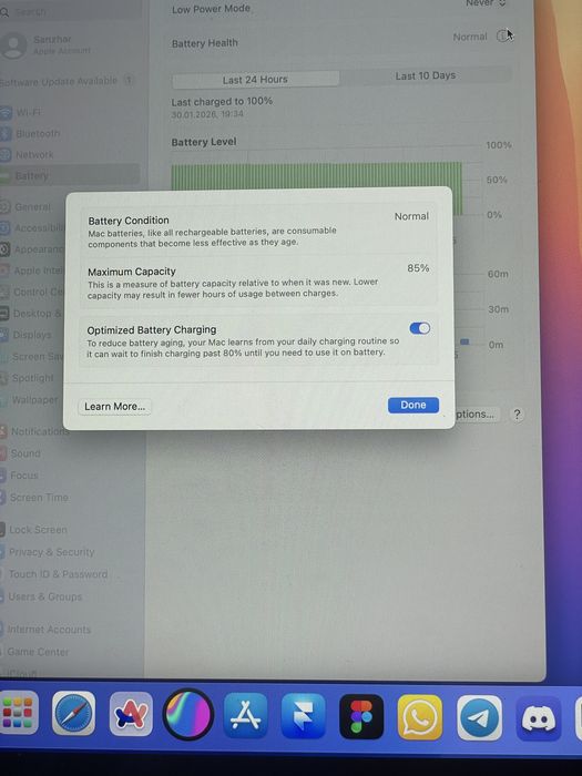 Продам Macbook air m1 в отличном состоянии
