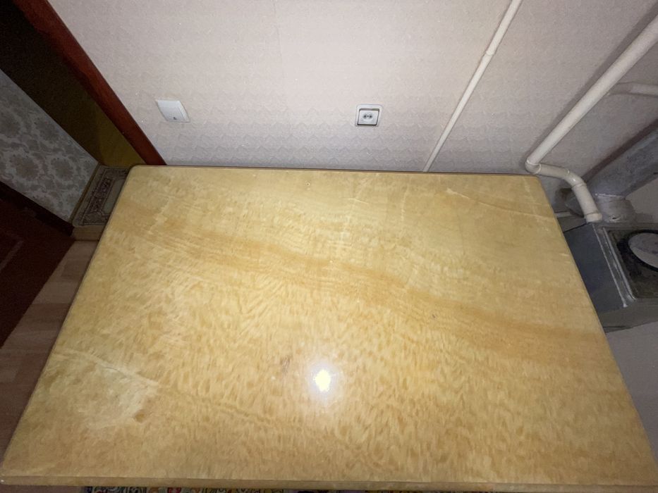 Мраморный стол + 6 стульев