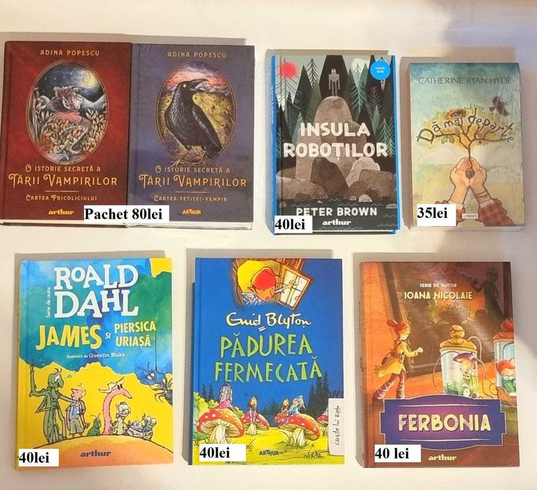 Cărţi copii (4-14 ani) si Caiete de lucru  CAMBRIDGE (Starters&Movers)