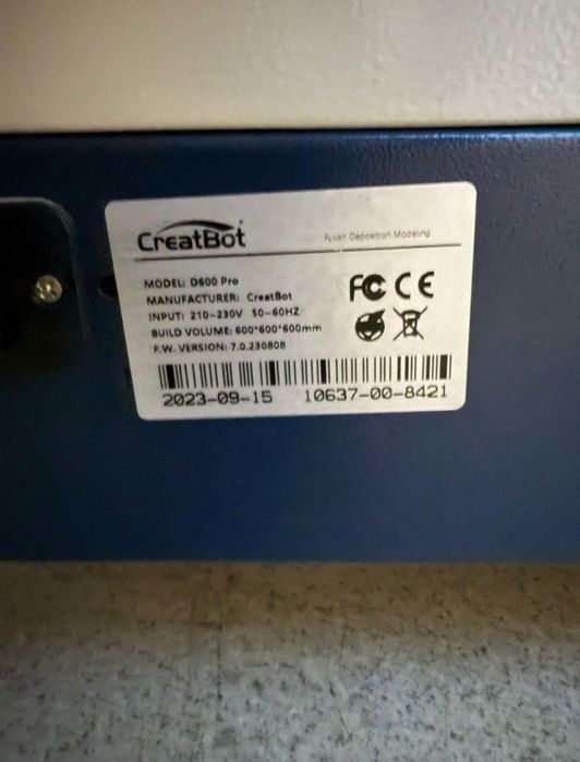 3D принтер CreatBot D600 Pro