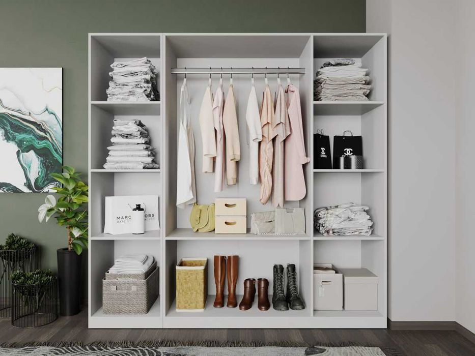 Dulap Casmir / Alb 2m Soares