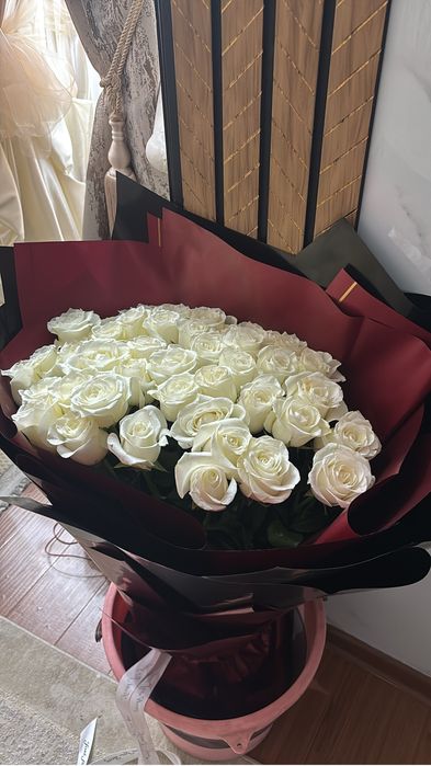 Цветы букет роза