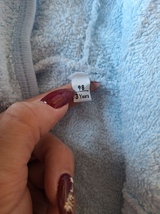 Нови халатчета за баня размер 86 и 98 и кърпи за баня