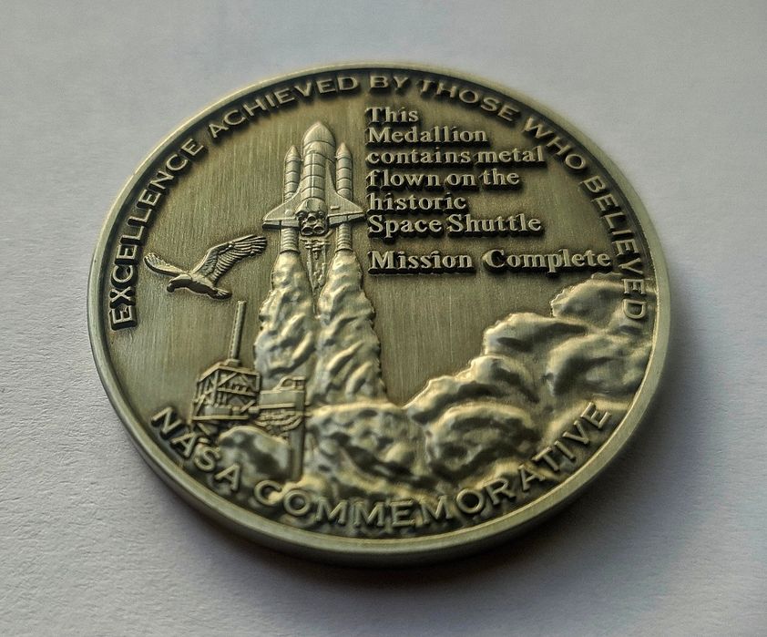 Space shuttle program медальон NASA