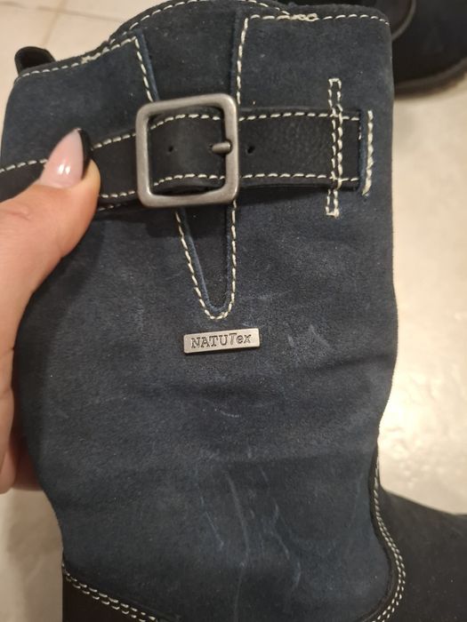 Нови детски ботуши естествена кожа Natutex