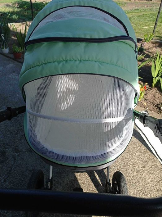 Бебешка количка 2в1  Dizain baby Estel цвят мента