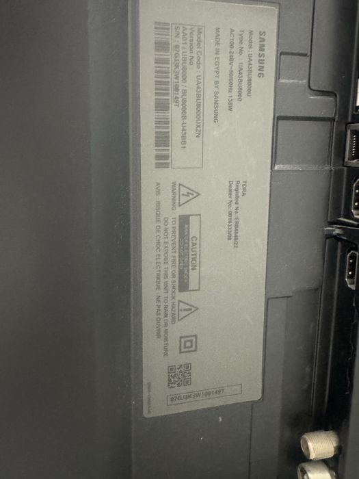 Samsung Smart телевизор 43 диагональ
