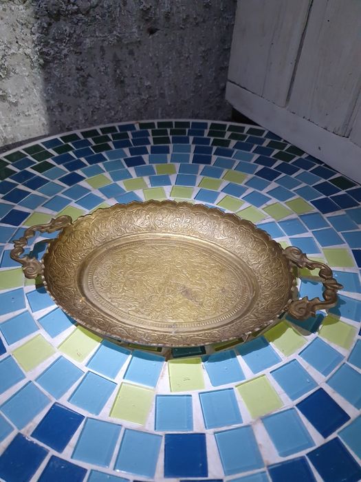 Стар месингов поднос